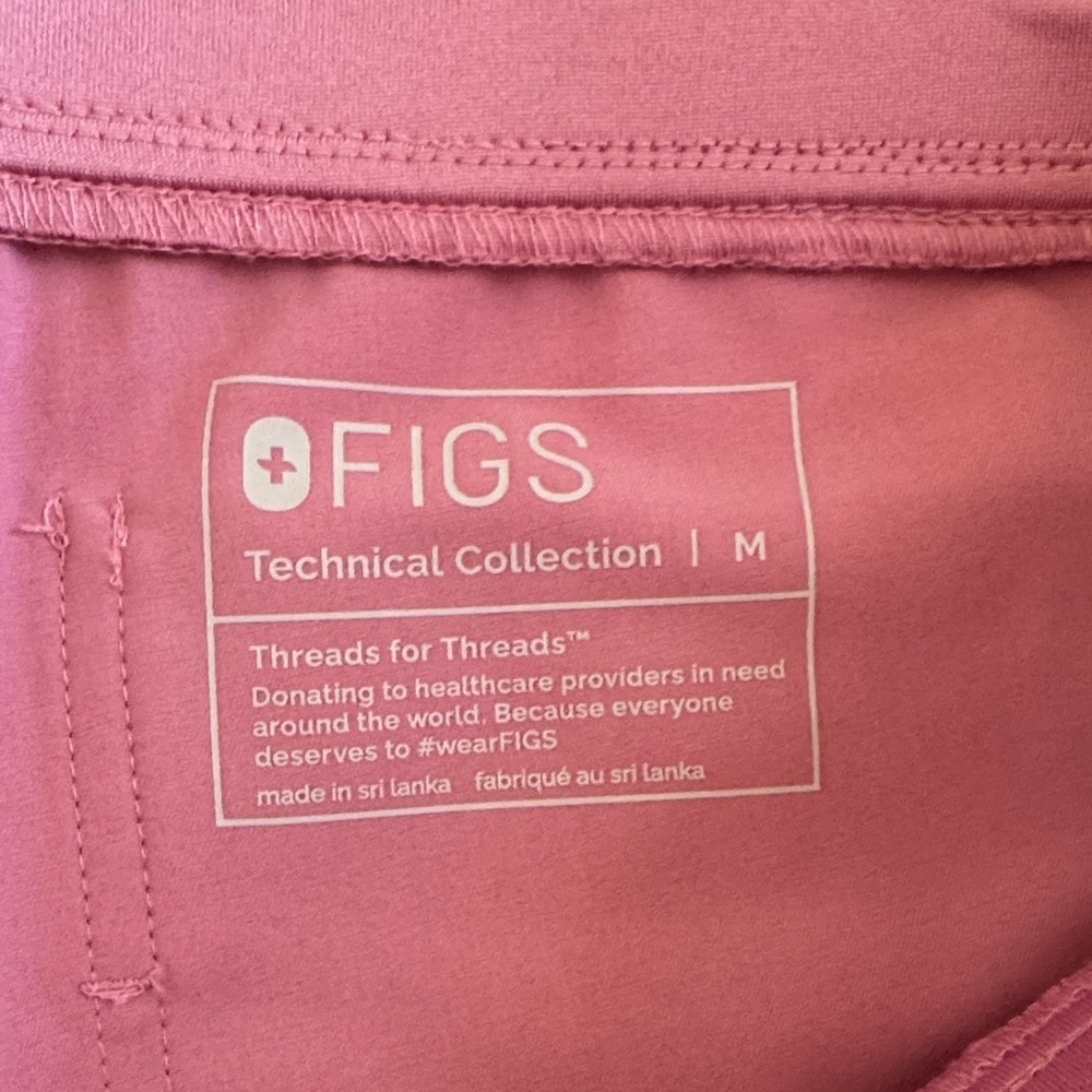 Figs Chalk Pink Women’s Zamora Jogger Medium - Picture 3 of 6